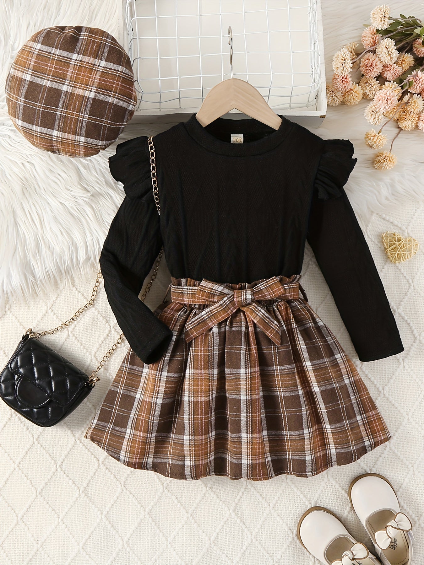 Charming Autumn & Winter Three - Piece Set for Girls - BabyHaven