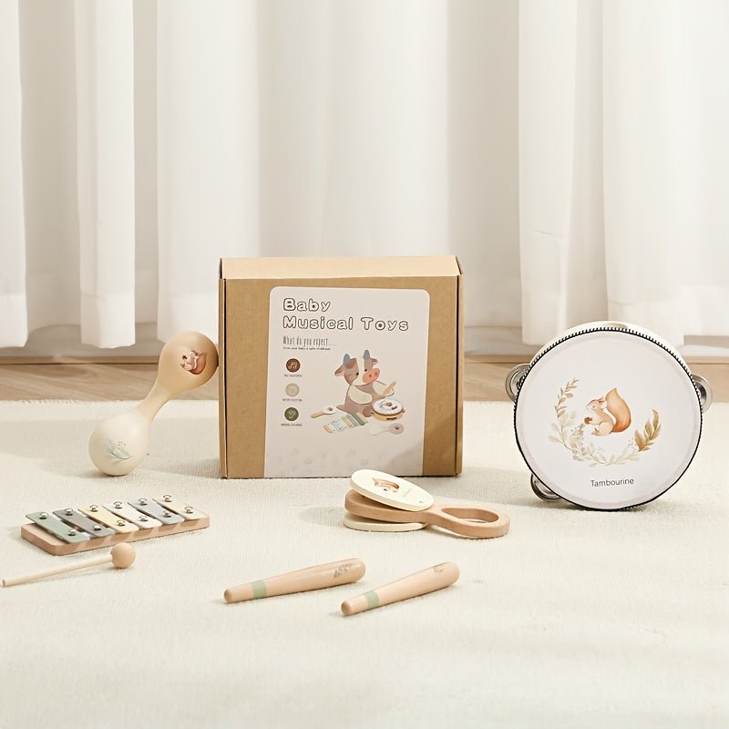 Wooden Kindergarten Toy Set for Creative Play and Learning - BabyHaven