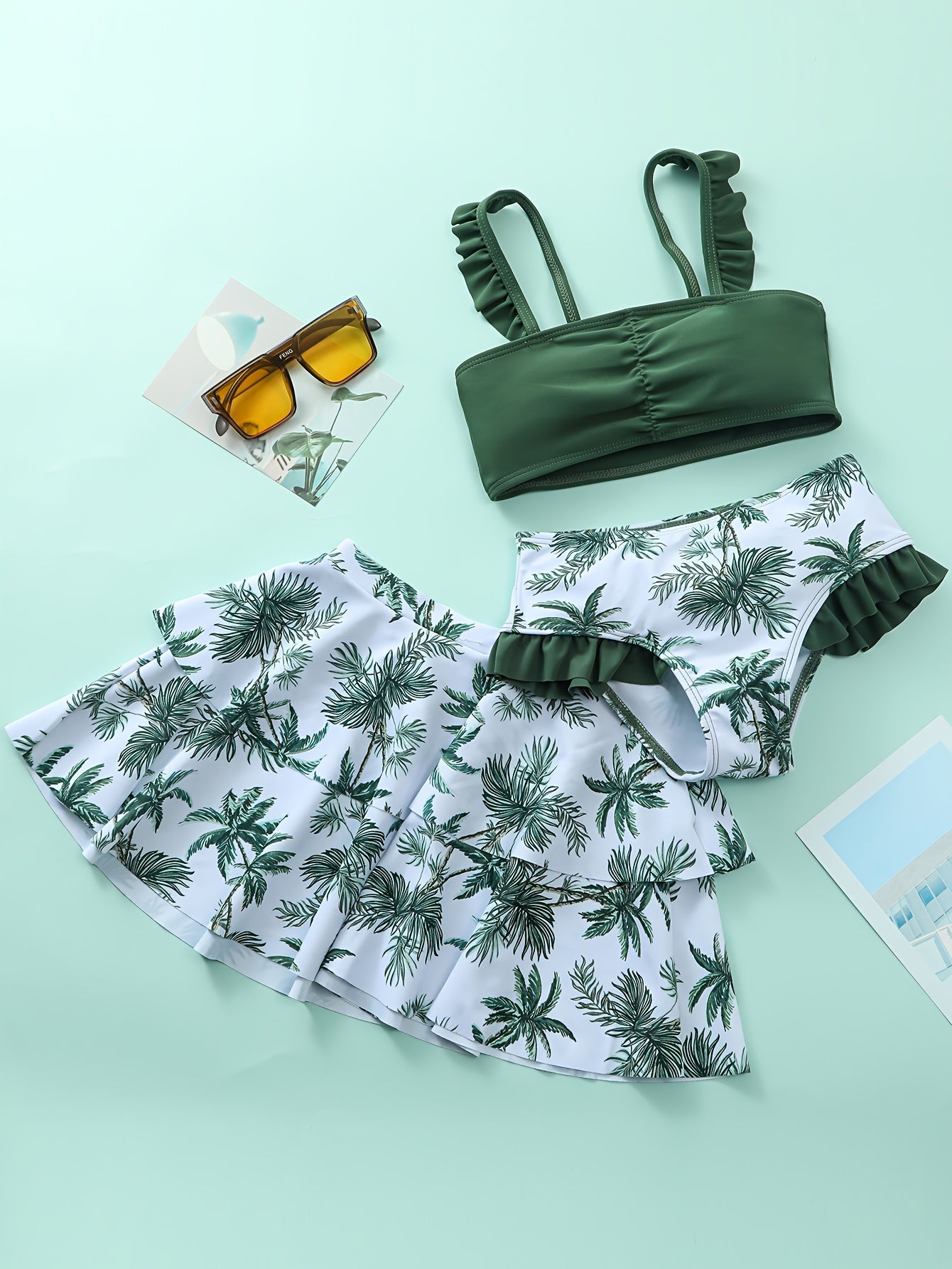 Trendy Bikini Set For Girls Perfect For Beach Adventures - BabyHaven