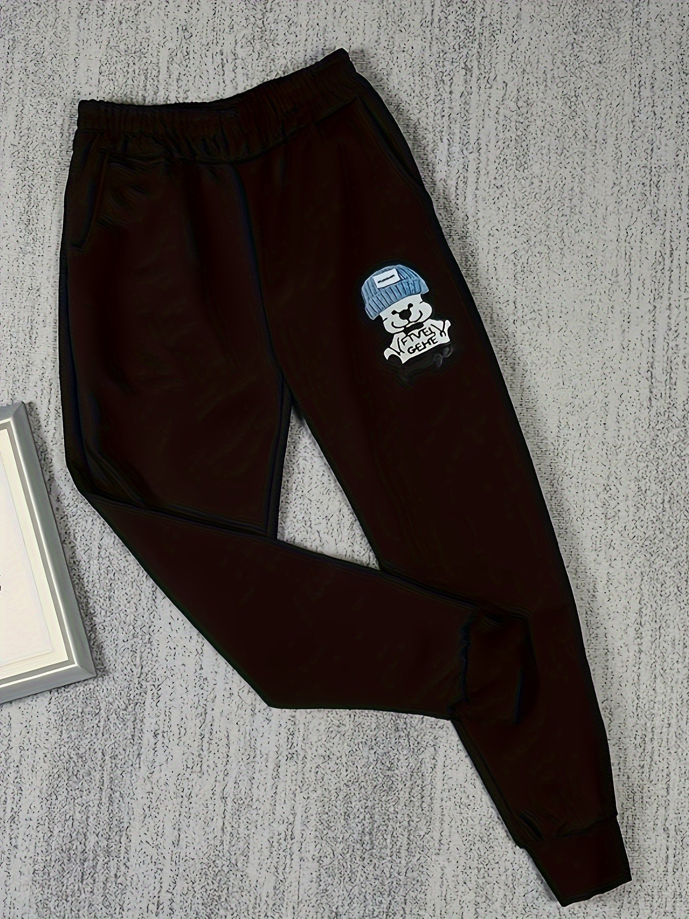 Cool Boy Set With Blue Sweater And Black Pants Combo