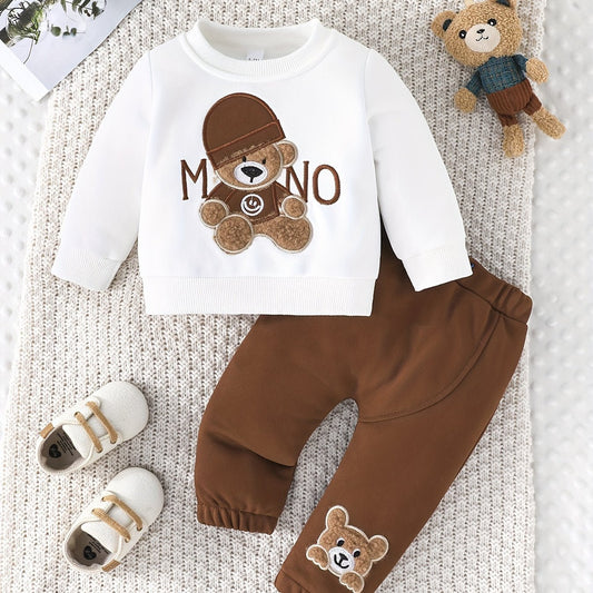 Bear Essentials: Fun 2 - Piece Outfit Set For Boys - BabyHaven