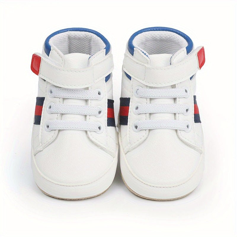 Comfortable Sneakers With Hook And Loop Fastener For Baby Boys - BabyHaven