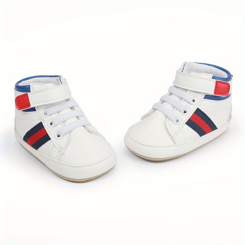 Comfortable Sneakers With Hook And Loop Fastener For Baby Boys - BabyHaven