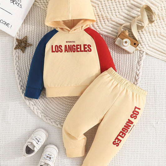 Boys' Los Angeles Hoodie & Pants Set for Active Play Fun - BabyHaven