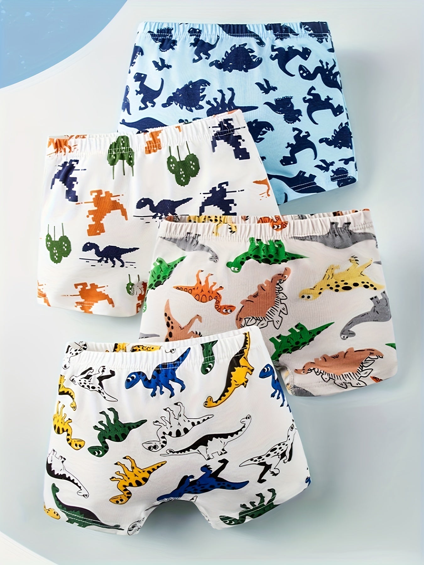 Four-Pack Boys' Boxers In Assorted Colors For Kids