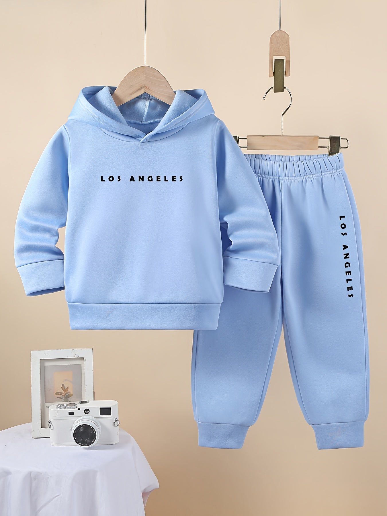 Boys Cozy Fleece Lined Hoodie and Joggers Set with Cartoon Animal Print Casual Machine Washable Outfit for Winter Perfect for Outdoor - BabyHaven