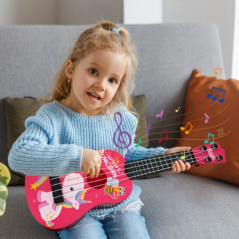 Mini Guitar in Different Colors for Kids' Music Fun - BabyHaven