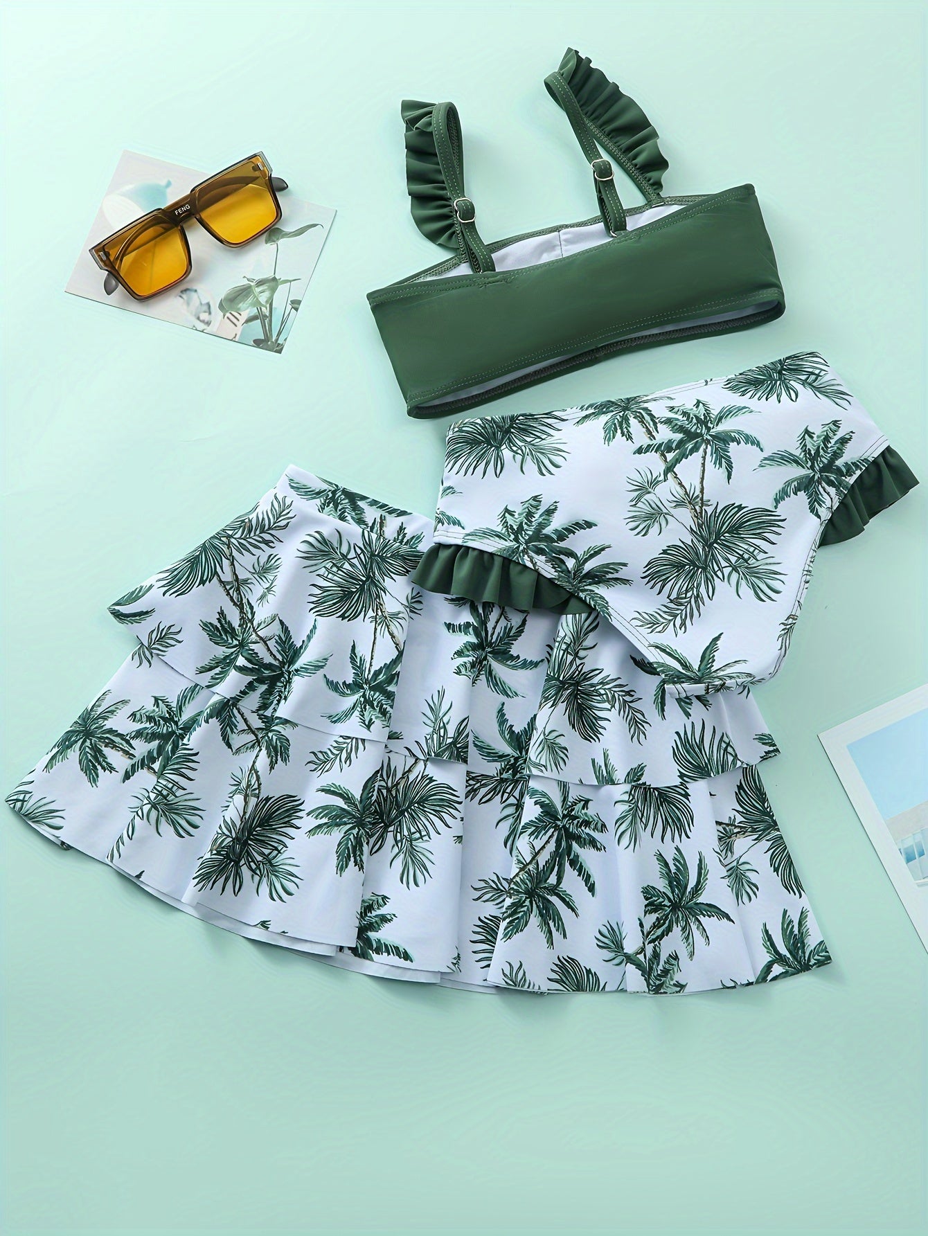 Trendy Bikini Set For Girls Perfect For Beach Adventures - BabyHaven