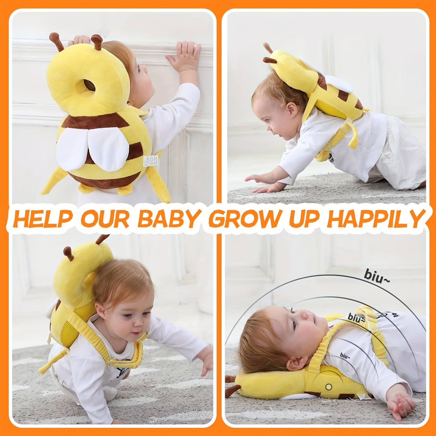 Baby Walker Head Protection Backpack for Safe Adventures - BabyHaven
