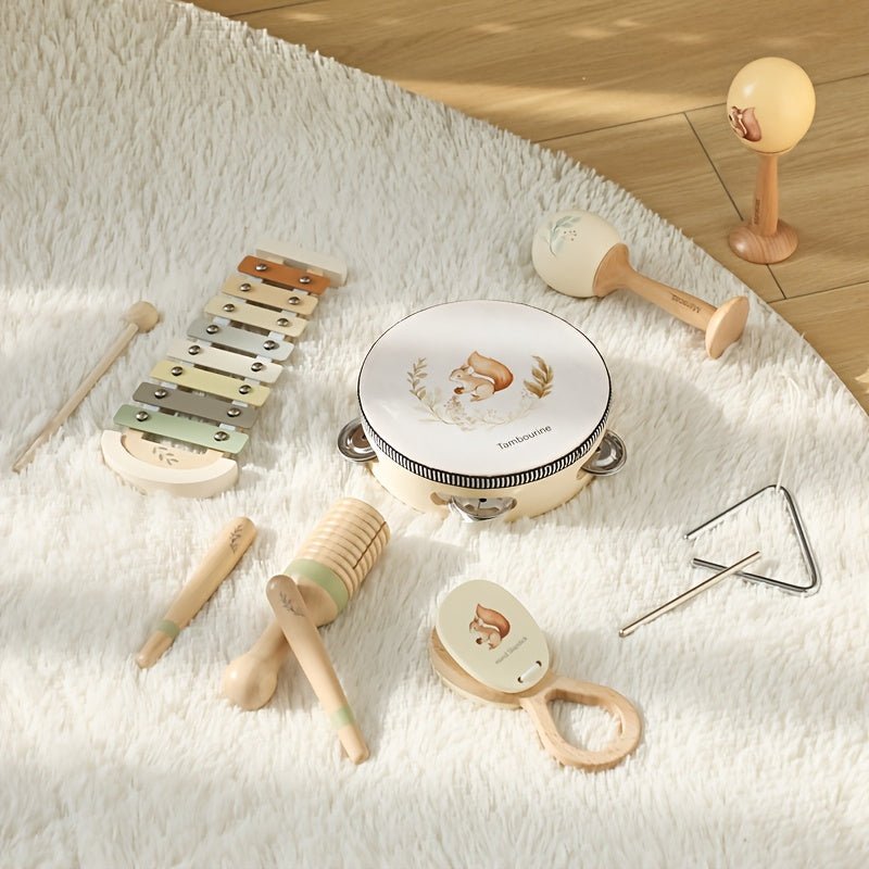 Wooden Kindergarten Toy Set for Creative Play and Learning - BabyHaven