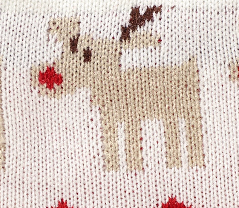 Baby Christmas Rompers Winter Long Sleeve Knit Newborn Boys Girls Outwear Jumpsuits Red Reindeer Toddler Playsuits Clothes 0-18m