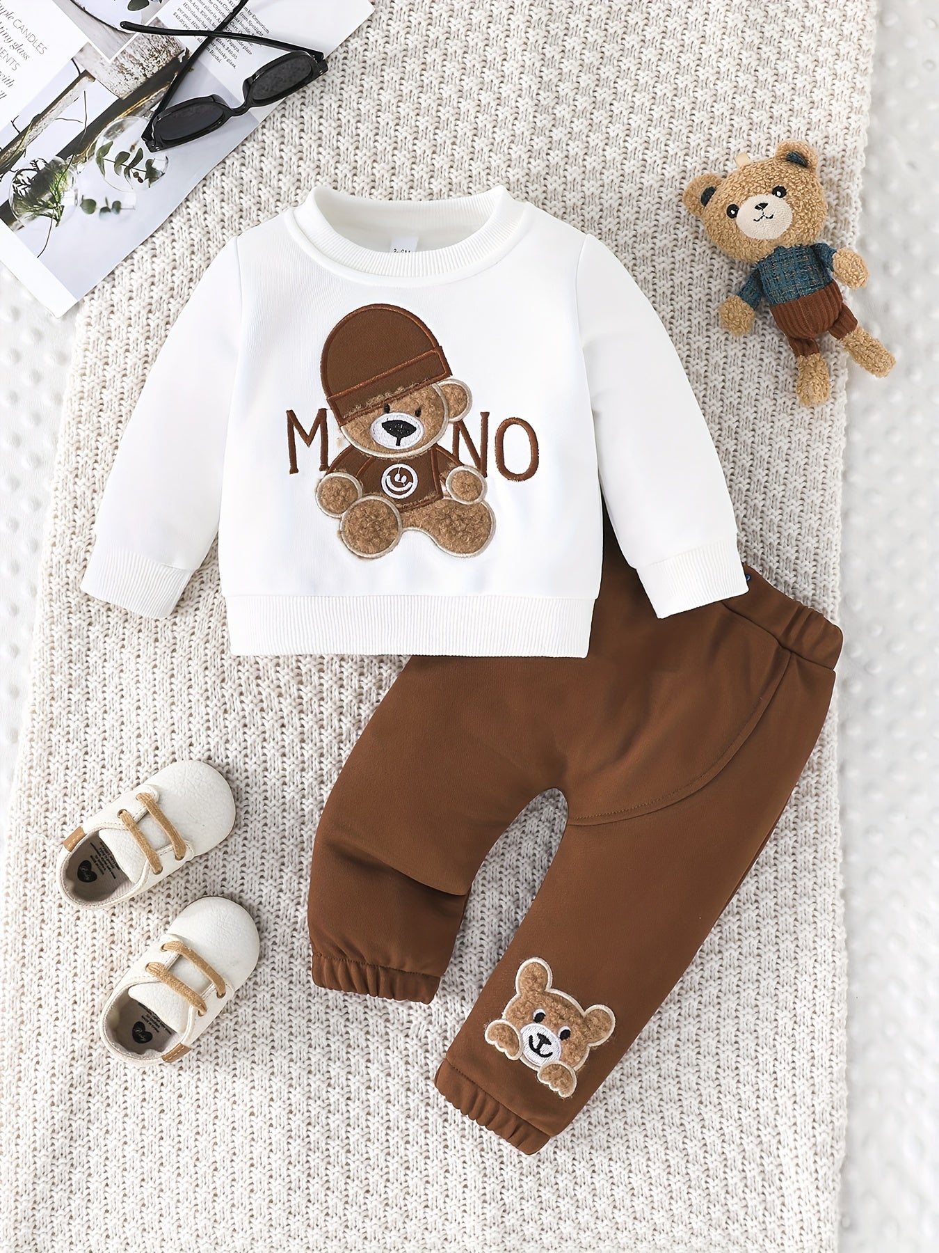 Bear Essentials: Fun 2 - Piece Outfit Set For Boys - BabyHaven