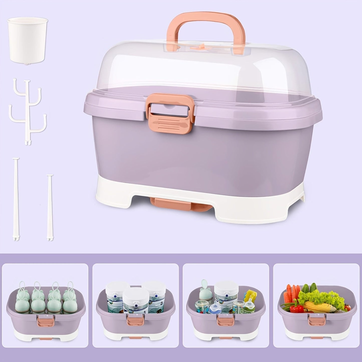 Large drying rack with spacious design, high-quality construction, and versatile use for efficient laundry drying.
