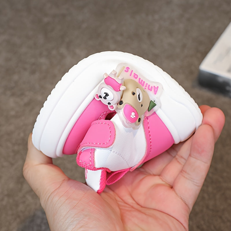 Fashion-Forward Trendy Sneakers For Girls With Cartoon Design