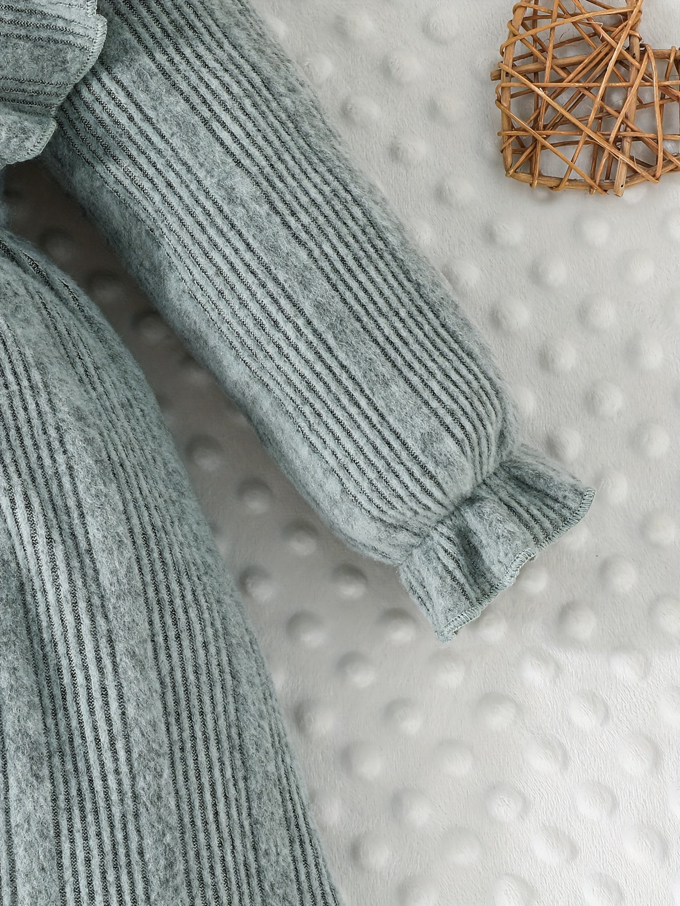 Cute Casual Knit Dress for Girls with Flared Hem Style - BabyHaven