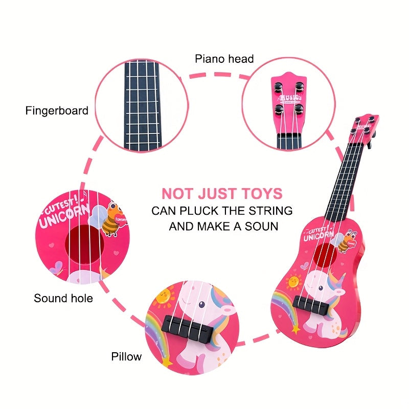 Mini Guitar in Different Colors for Kids' Music Fun