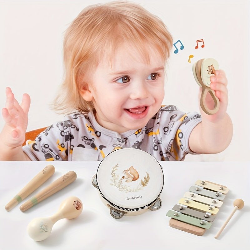 Wooden Kindergarten Toy Set for Creative Play and Learning - BabyHaven