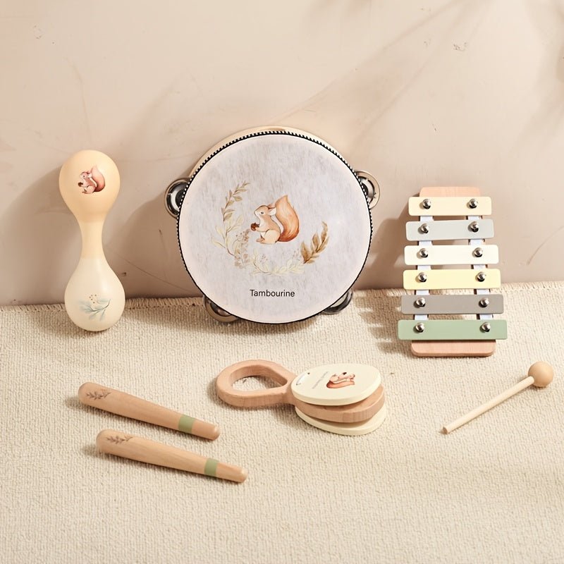 Wooden Kindergarten Toy Set for Creative Play and Learning - BabyHaven