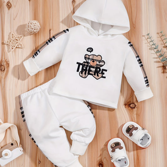 Cuddle Time: Cozy 2 - Piece Bear Suit for Boys Outfit - BabyHaven