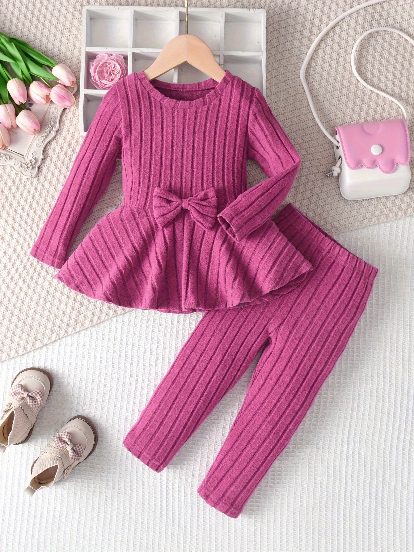 Adorable Girls' Pink Outfit Set Perfect For Any Occasion - BabyHaven