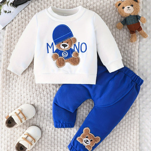 Bear Essentials: Fun 2 - Piece Outfit Set For Boys - BabyHaven