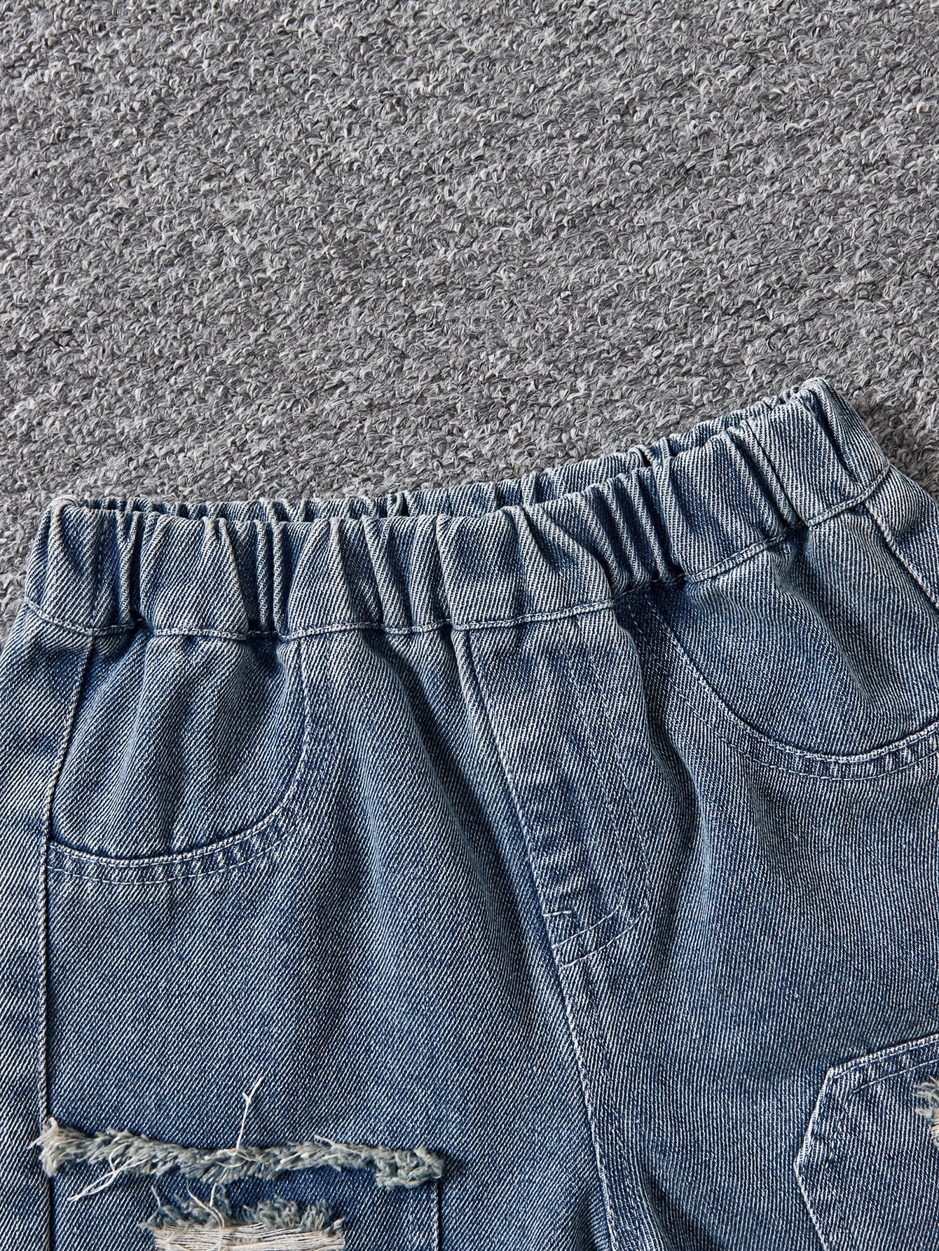 Boys Casual Alphabet Print Hoodie and Ripped Jeans Set for Spring and Fall - BabyHaven