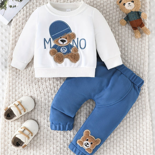 Bear Essentials: Fun 2 - Piece Outfit Set For Boys - BabyHaven