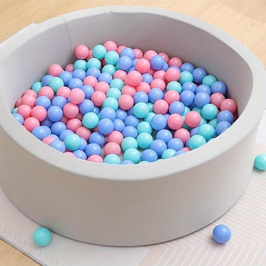 100pcs Macaron Colors Soft Plastic Balls for Kids Fun - BabyHaven