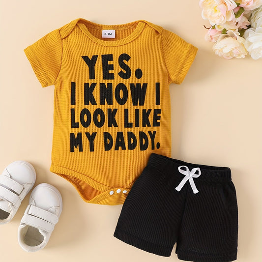 Fun Summer Set: 2 Pieces Yes I Know I Look Like My Daddy