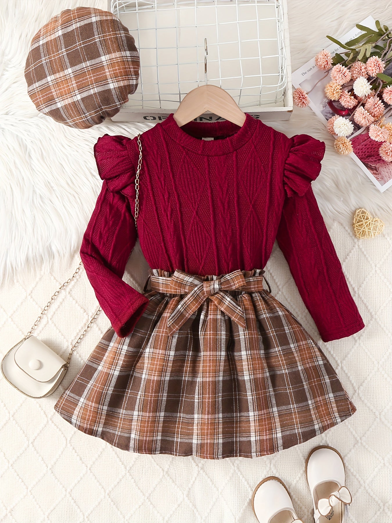 Charming Autumn & Winter Three - Piece Set for Girls - BabyHaven