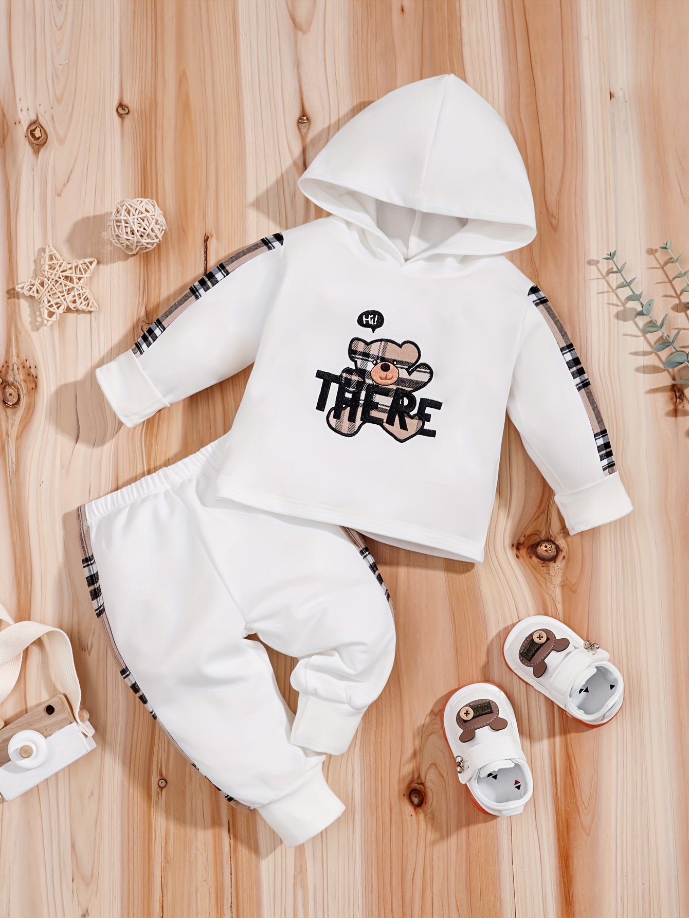Cuddle Time: Cozy 2 - Piece Bear Suit for Boys Outfit - BabyHaven
