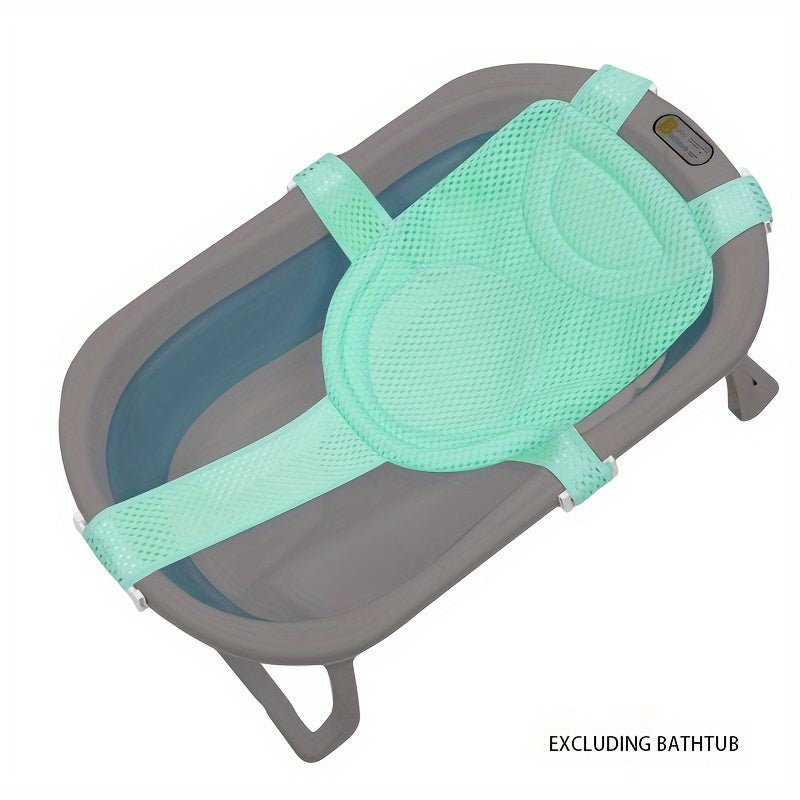 Soft & Breathable Youngsters Bath Support Net - Non - Slip, Adjustable Mesh Bath Mat with Star Pattern in Pink/Blue/Green/White, Excludes Bathtub, Ideal for Youngsters & Youngsters, Youngsters Bath Tub - BabyHaven