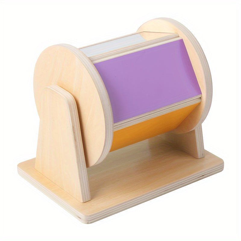 Interactive Wooden Hide - and - Seek Toy Set with Rotating Paddles - BabyHaven