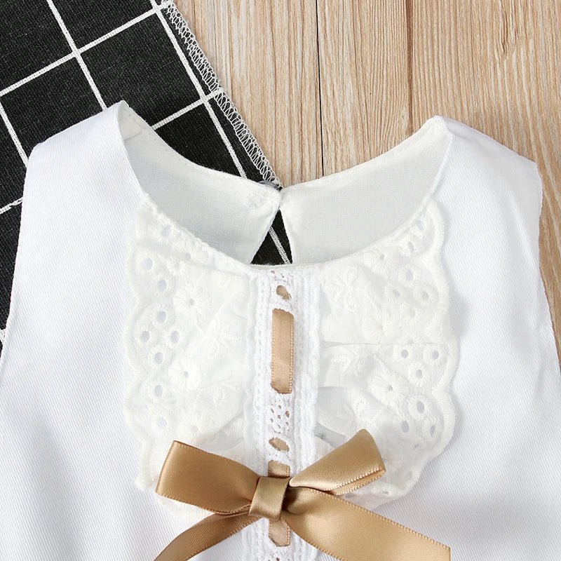 Infant Newborn Baby Girl Lace Dress Sleeveless Bowknot Gown - BabyHaven