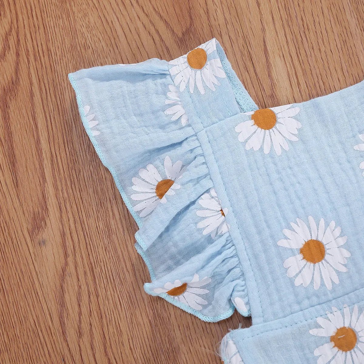 Cute Newborn Baby Girls Daisy Romper Ruffles Summer Clothing - BabyHaven