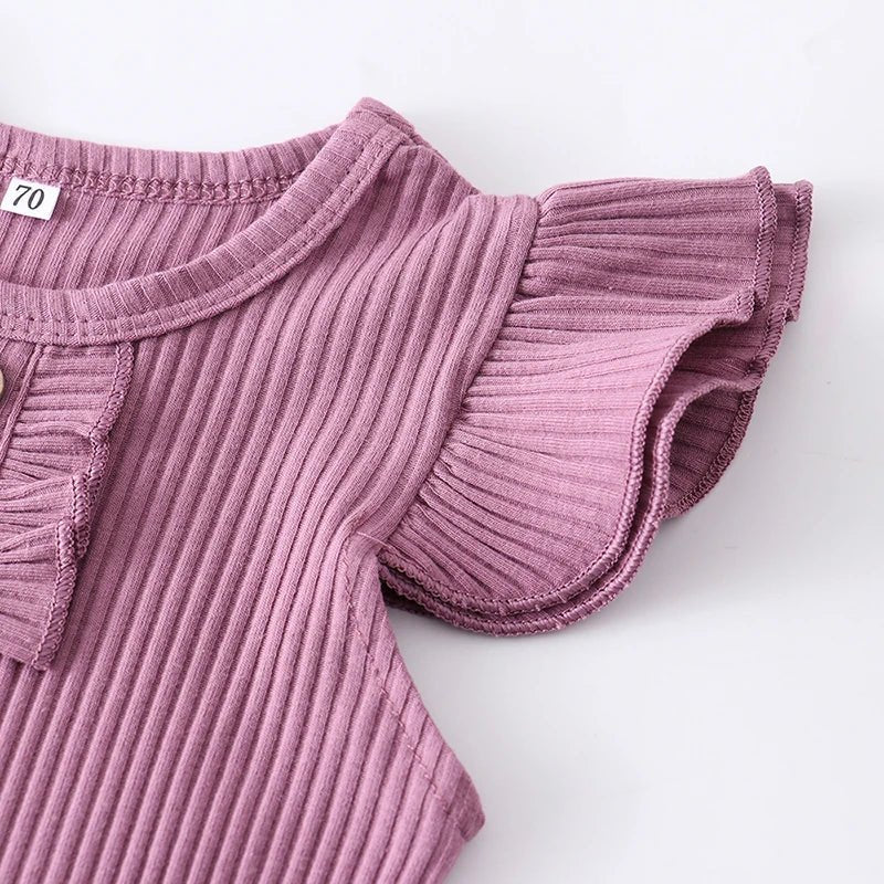 Newborn Baby Girl Clothes Summer 3Pcs Outfit Set Fashion - BabyHaven