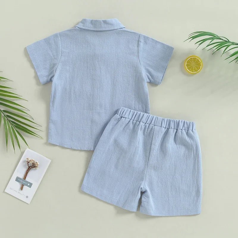 Baby Boy Summer Clothes Toddler Infant T-Shirt Shorts Set - BabyHaven