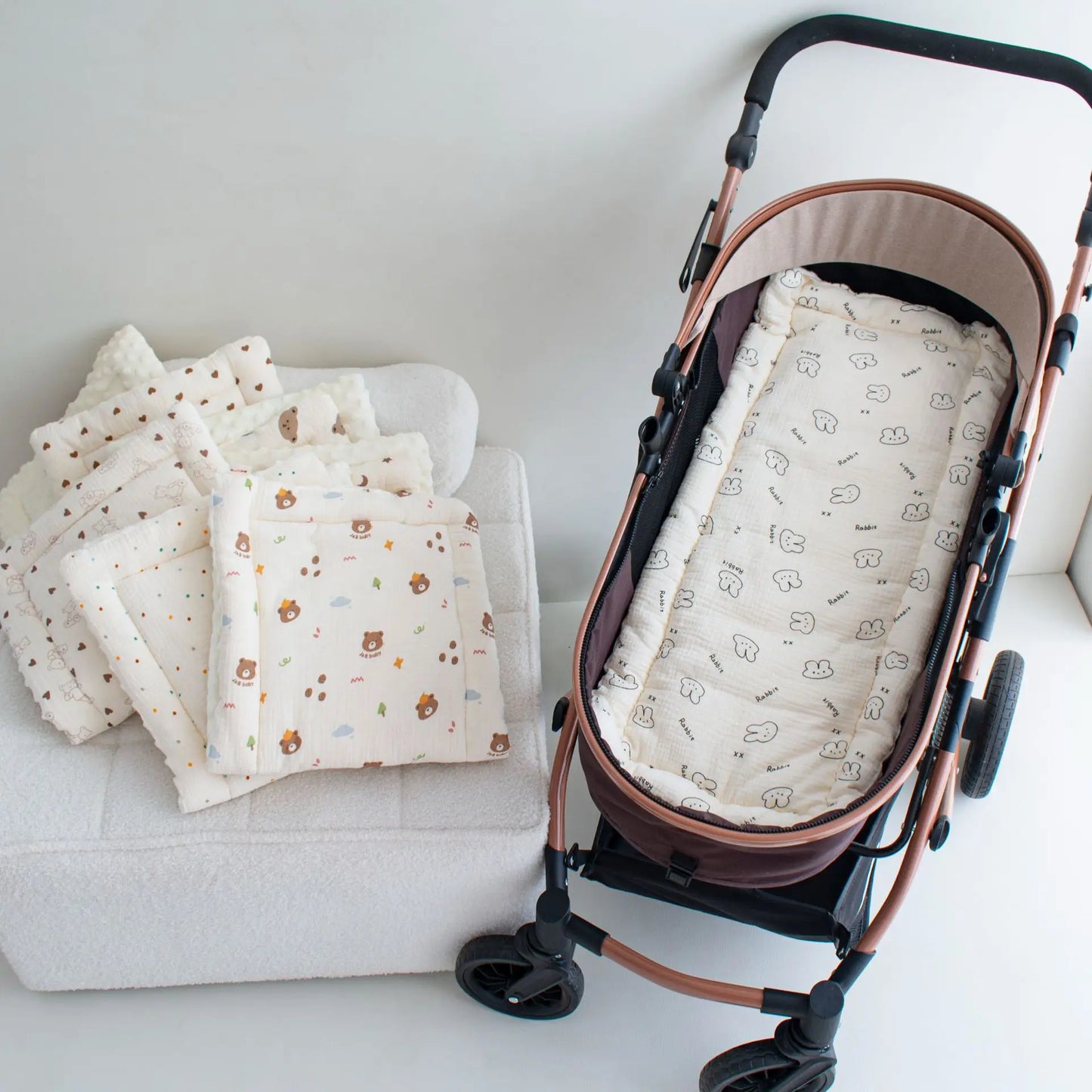 Baby Stroller Seat Cushion Soft Mattress Kids Pushchair Mat - BabyHaven