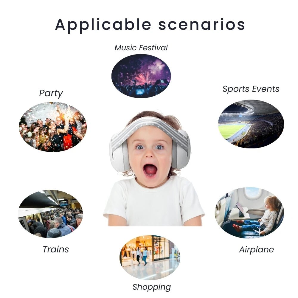 Infant Earplugs Hearing Protection Noise Canceling Headset - BabyHaven