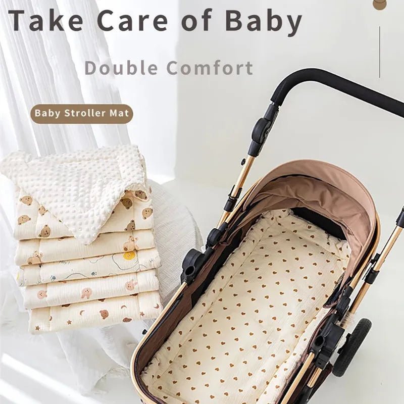 Baby Stroller Seat Cushion Soft Mattress Kids Pushchair Mat - BabyHaven