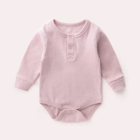 Baby Boys Girls Rompers Cotton Long Sleeve Solid Knitted Jumpsuit Infant Clothing Autumn Newborn One Piece Baby Clothes - BabyHaven