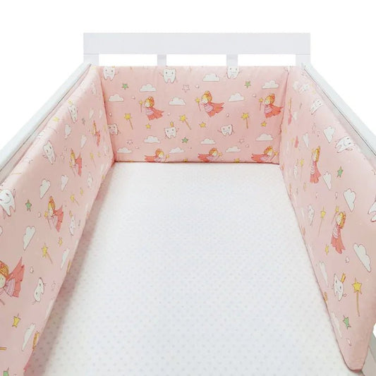 Baby Bumper Chichonera Cot Protector Infant Cotton Braid - BabyHaven