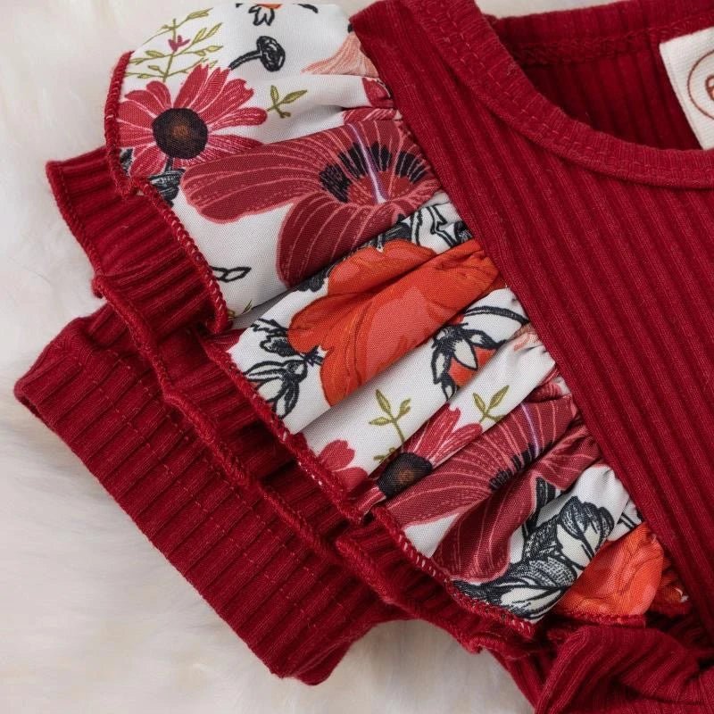 Summer Baby Girl Dress With Bowknot Striped Jumpsuit - BabyHaven