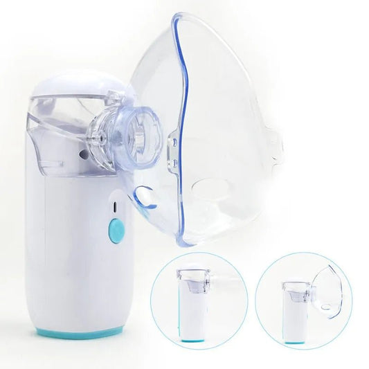 Rechargeable Portable Mini Nebulizer Silent Handheld Inhaler Ultrasonic Inhalator Mesh Atomizer Baby Adult Cough Asthma - BabyHaven