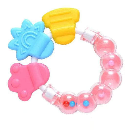 Baby Fruit Style Soft Rubber Rattle Teether Toy Kid - BabyHaven