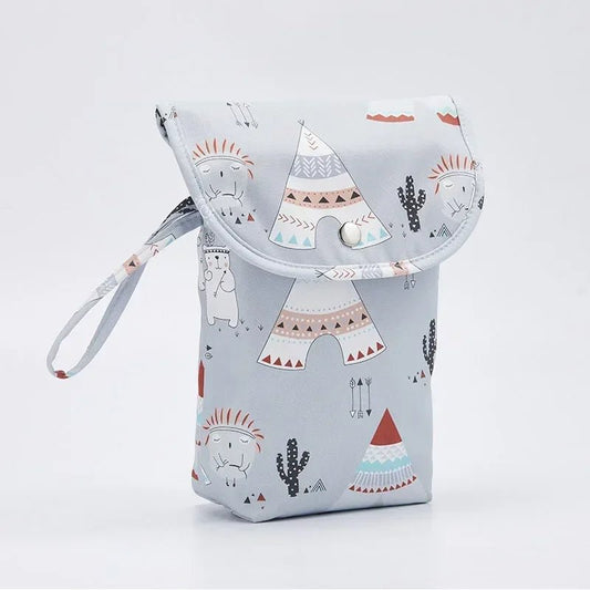 Reusable Baby Diaper Bag Pram Hanging Nappy Bag Waterproof Mommy Handbag Large Capacity Diaper Caddy Baby Essentials - BabyHaven