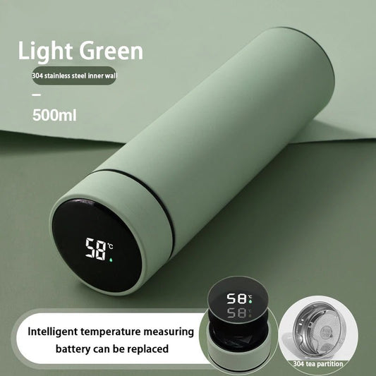 Smart Digital Water Bottle Keeps Cold And Heat Thermos - BabyHaven