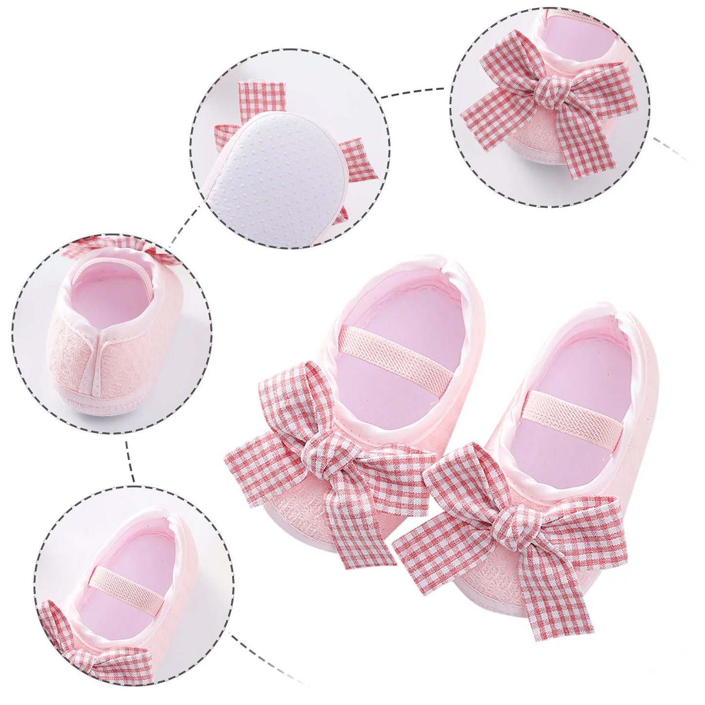 New Baby Girls First Walkers Soft Toddler Shoes - BabyHaven