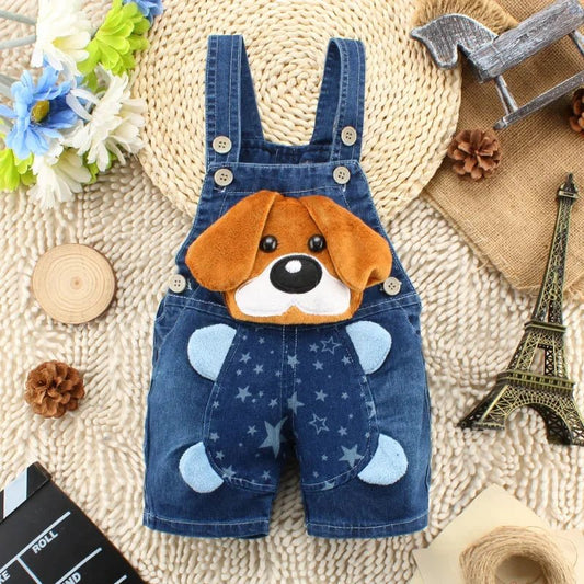 Summer Overalls Shorts Boys Girls Denim Jumpsuits - BabyHaven