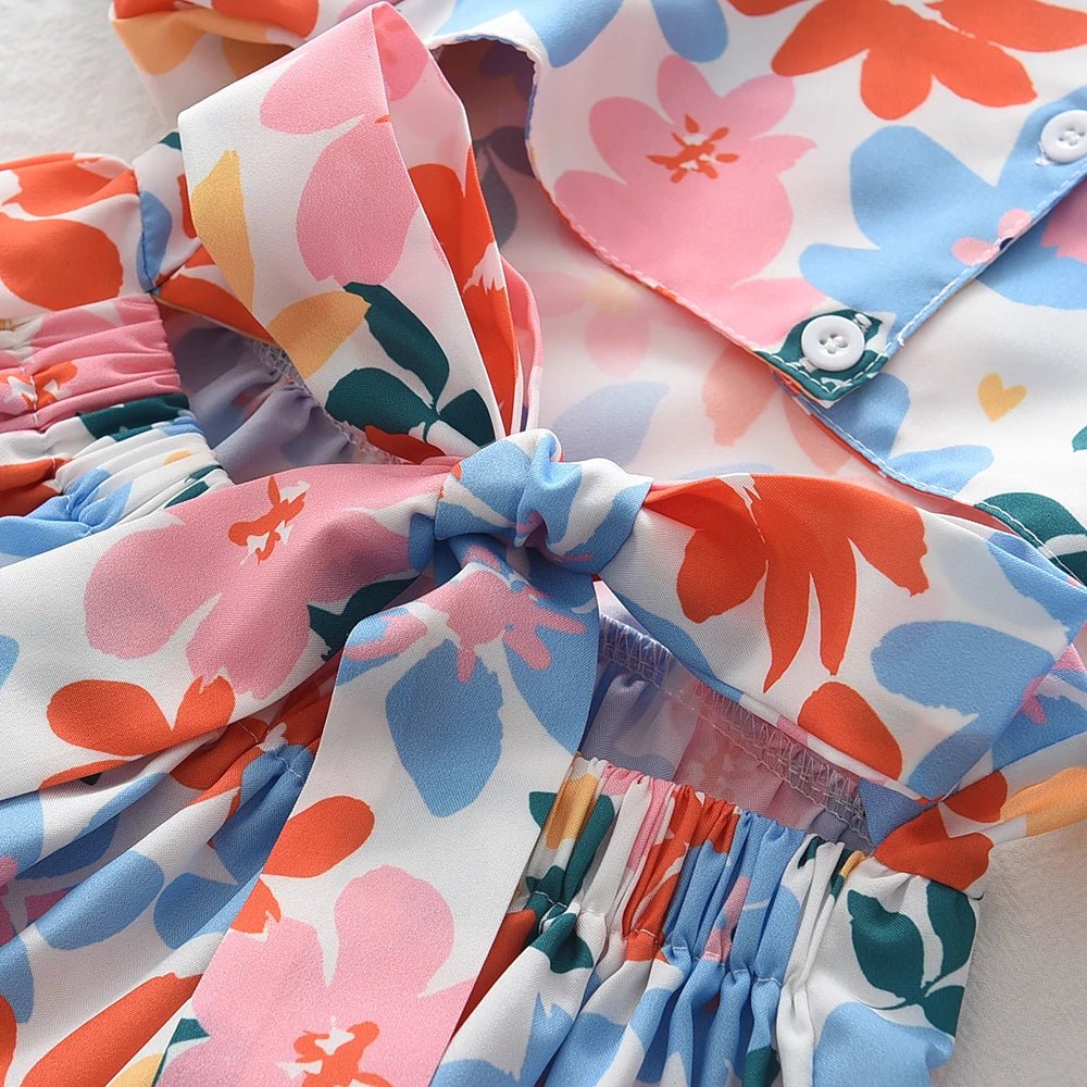 Girls Dresses Summer New Baby Girls Floral Dresses - BabyHaven